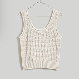 Madewell Ivory Knit Sweater